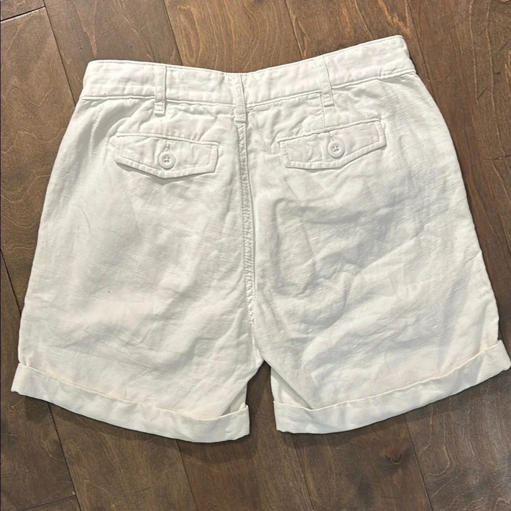 White Casual women's Shorts